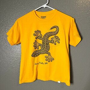 Jemez Pueblo New Mexico Gecko Souvenir Graphic T-Shirt Youth Large